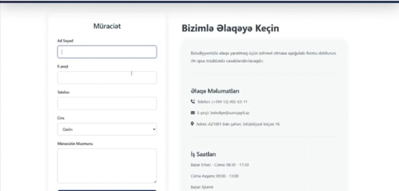 Sumqayit,belediyye,sayt,resmi